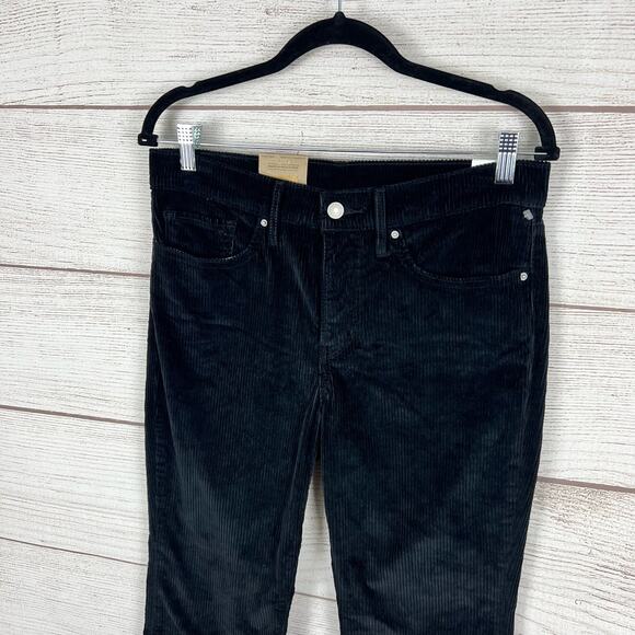 Levi's Women's Black 315 Shaping Corduroy Bootcut Pants Size 30 - Picture 2 of 9